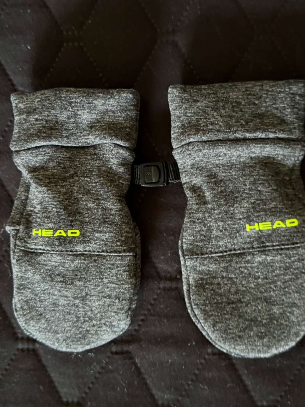 Head Gray Heather Mittens XS TD 3T/4T
